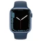 Apple Watch Series 7 (GPS) 45mm Aluminium blau mit Sportarmband abyssblau Vorschaubild