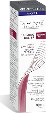 Klinge Pharma Physiogel Calming Relief Anti-Rötung Nachtcreme, 40ml