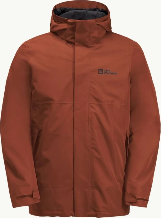 Jack Wolfskin Luntal 3in1 Funktionsjacke carmine (Herren)