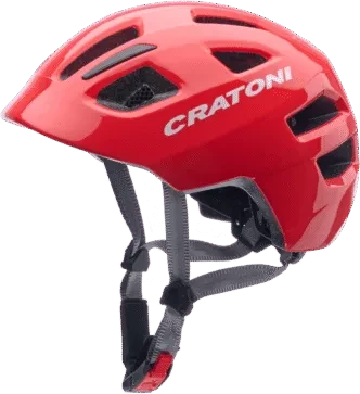 Cratoni Maxster Kinderhelm red glossy