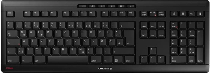 Cherry Stream Desktop Recharge schwarz, USB, DE