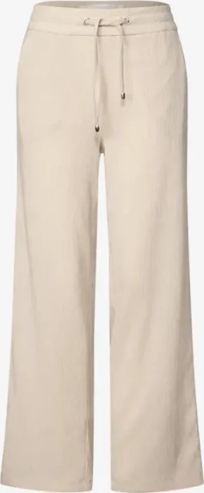 Street One Straight Leg Struktur Hose moonstone sand (Damen)