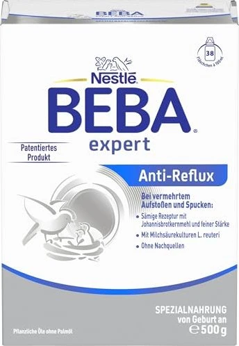 Nestlé Beba Anti Reflux Spezialnahrung Pulver, 500g