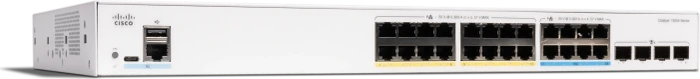 Cisco Catalyst 1300X Rackmount Gigabit Managed Switch, 24x RJ-45, 4x SFP28, 740W PoE++
