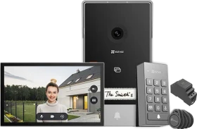 Ezviz TP7 2K Video-Türsprechanlage, inkl. Monitor und Keypad