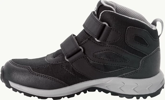 Jack Wolfskin Woodland Texapore Mid VC schwarz/grau (Junior)