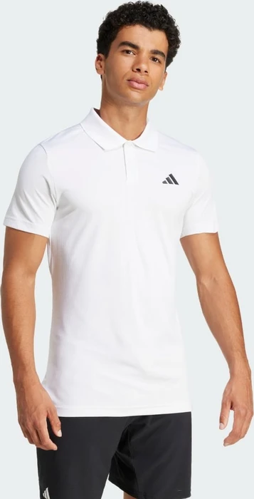 adidas Tennis Climacool FreeLift Poloshirt kurzarm weiß (Herren)