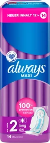Always Maxi Long Größe 2, 14 Stück