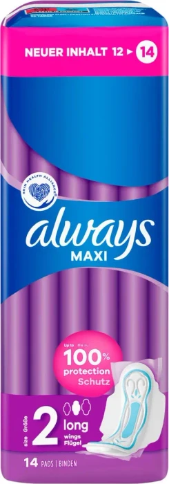 Always Maxi Long Größe 2, 14 Stück