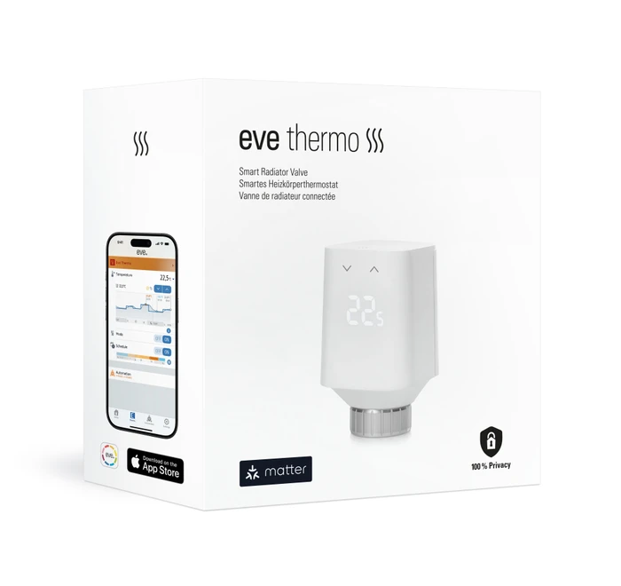 Eve Thermo 2025 (5. Generation/Matter) Heizkörperthermostat, Heizungssteuerung