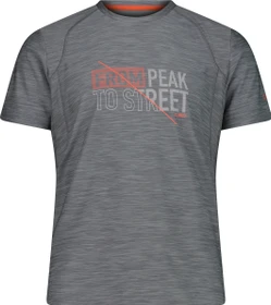 CMP Stretch Jersey Funktionsshirt kurzarm grey melange (Herren)