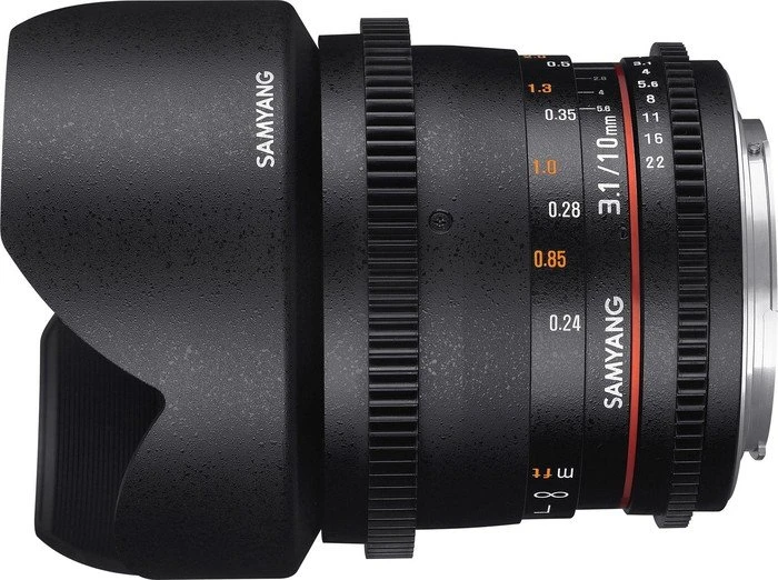 Samyang 10mm T3.1 ED AS NCS CS II VDSLR für Micro-Four-Thirds