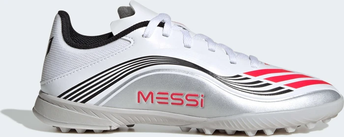 adidas F50 League Messi TF cloud white/lucid red/silver metallic (Junior)