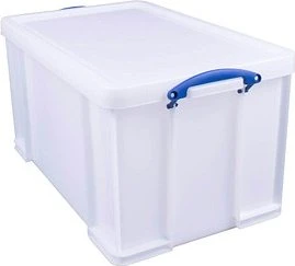 Aufbewahrungsbox, 84l, weiß
