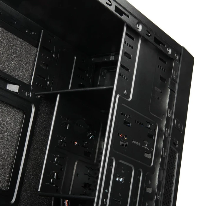 SilverStone Precision PS09 schwarz, schallgedämmt