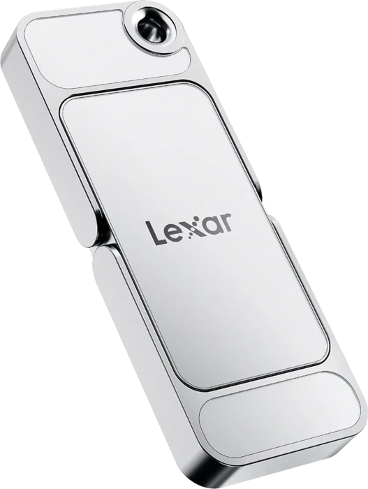 Lexar Dual Drive Portable SSD D70E, 512GB, USB-C 3.2/USB-A 3.1
