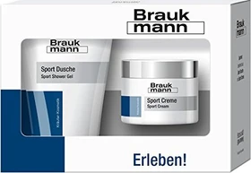 Hildegard Braukmann Brauk-mann Sport Duschgel 120ml + Creme 50ml Geschenkset