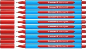 Schneider Slider Edge, XB Kugelschreiber rot/blau, 10er-Pack