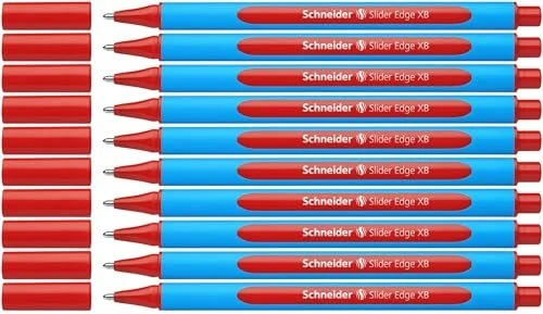 Schneider Slider Edge, XB Kugelschreiber rot/blau, 10er-Pack