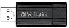 Verbatim Store 'n' Go PinStripe 64GB schwarz, USB-A, USB 2.0