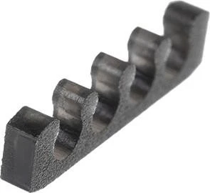 Alphacool Eiskamm X4 Flat Kabelkamm 3mm, schwarz, 4er-Pack