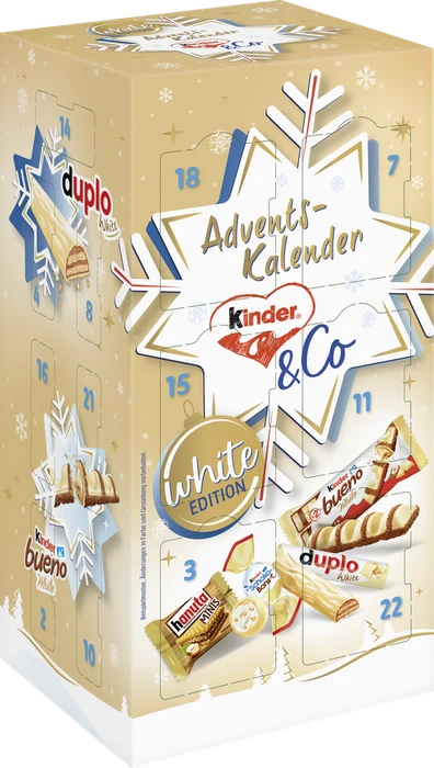 kinder White Adventskalender 2025