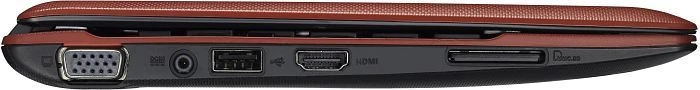 ASUS Eee PC X101CH-RED017S, rot, Atom N2600, 1GB RAM, 320GB HDD, PL