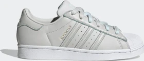 adidas Superstar grey one/almost blue/gold metallic (Damen)