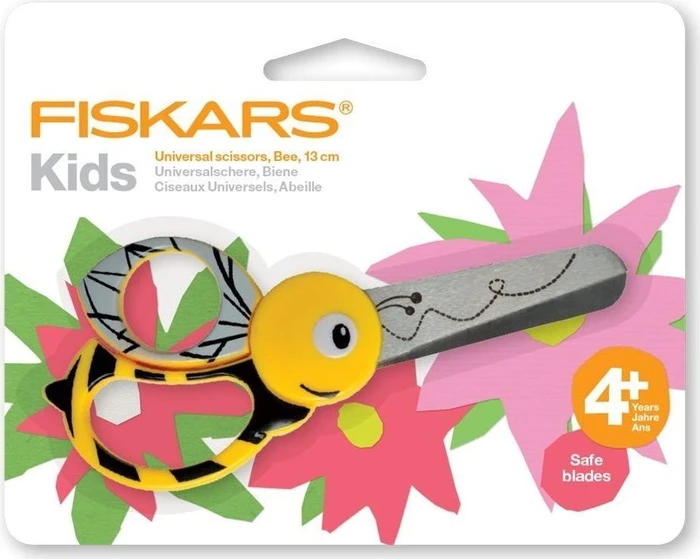 Fiskars Kinderschere, gerundet, beidhändig, 130mm