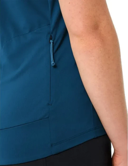 Vaude Qimsa Pro HZ Trikot kurzarm shore blue (Damen)