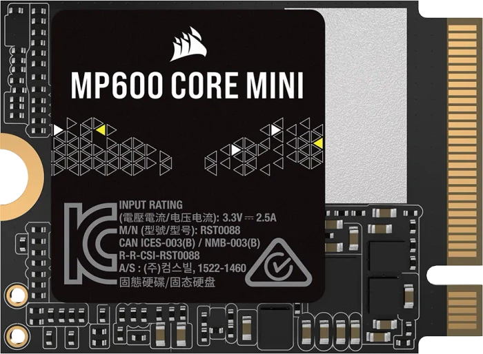 Corsair Force Series MP600 Core Mini 2TB, M.2 2230 / M-Key / PCIe 4.0 x4