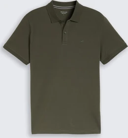 Tom Tailor Piqué Poloshirt kurzarm deep leaf green (Herren)