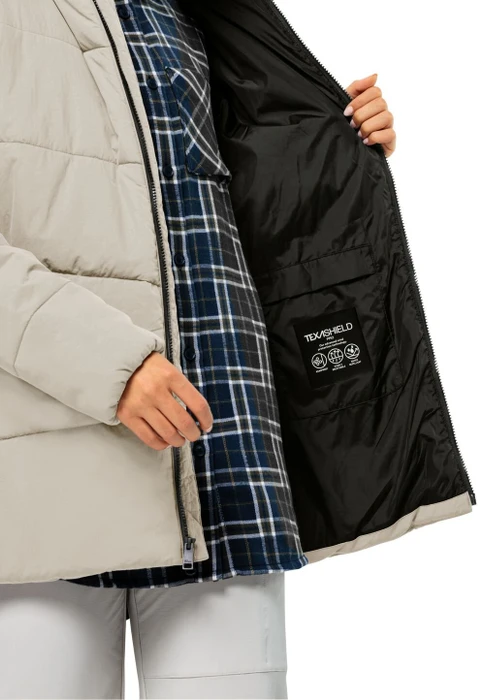 Jack Wolfskin Karolinger Long Funktionsjacke seal (Damen)