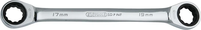 KS Tools GEARplus Doppelringratschenschlüssel, 8/10x128mm