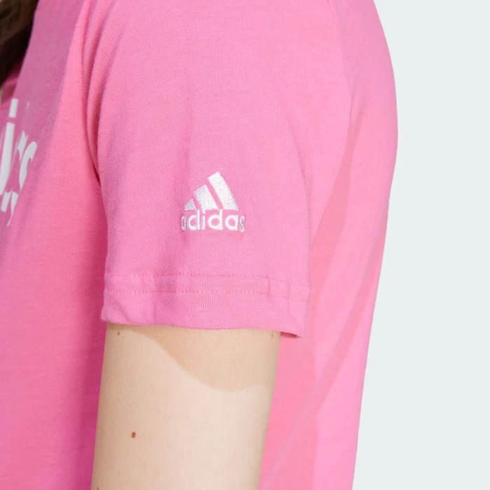 adidas Loungewear Essentials Slim Logo T-Shirt kurzarm pulse magenta (Damen)