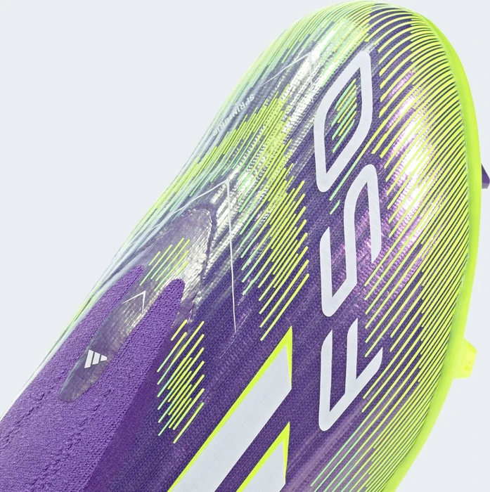 adidas F50 League Laceless FG/MG purple rush/cloud white/lucid lemon (Junior)