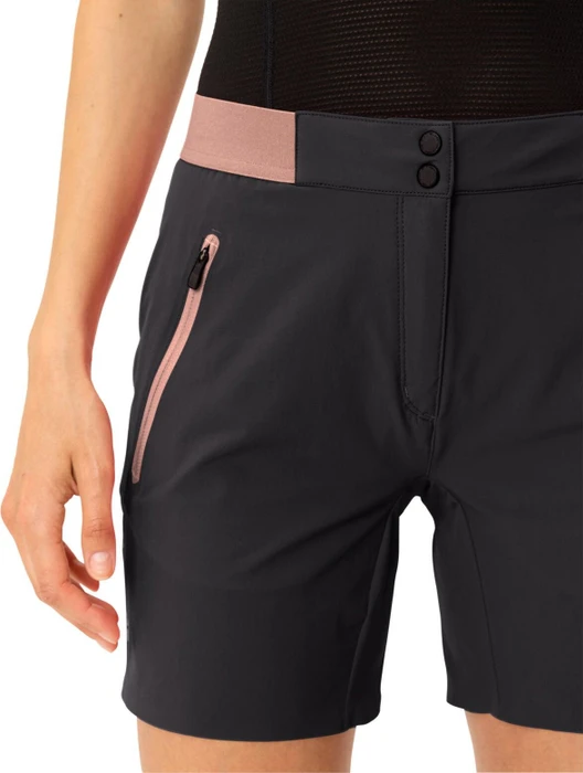 Vaude Scopi LW II Hose kurz black/soft rose (Damen)