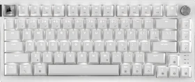 Corsair Gaming K65 Plus Wireless 75% RGB, Frost White, für Mac, MLX RED, USB/Bluetooth, US