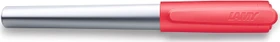 Lamy nexx Aluminium Special Edition silver/neon coral red, rechte Hand, Anfänger