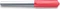 Lamy nexx Aluminium Special Edition silver/neon coral red, rechte Hand, Anfänger Vorschaubild