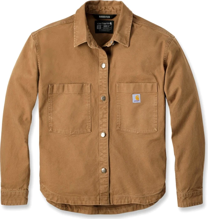 Carhartt Rugged Flex Loose Fit Heavyweight Duck Hemd langarm carhartt brown (Damen)