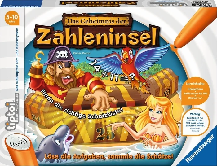 Ravensburger tiptoi Spiel: Das Geheimnis der Zahleninsel
