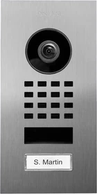 DoorBird D1101V IP Video-Türsprechanlage, Edelstahl V4A, gebürstet, inkl. Unterputzgehäuse
