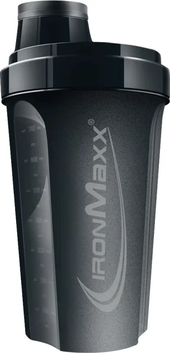 IronMaxx Shaker Trinkflasche 700ml deep black