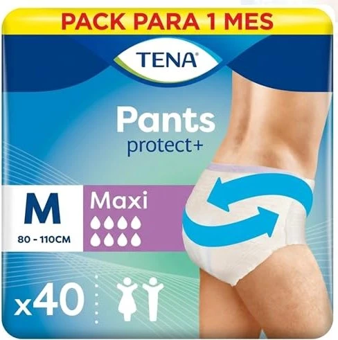 Tena ProSkin Pants Maxi Schutzhose Größe M, 40 Stück (4x 10 Stück)