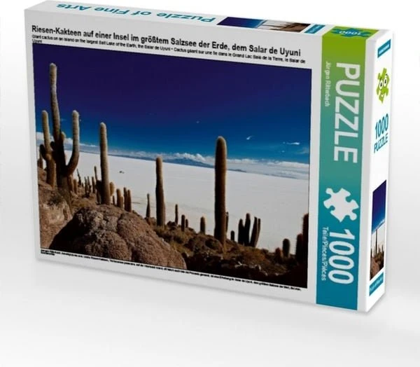 Calvendo Riesen-Kakteen auf einer Insel im größtem Salzsee der Erde, dem Salar de Uyuni