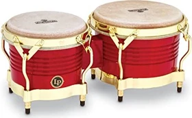LP Matador Wood Bongos Red/Gold