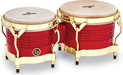 LP Matador Wood Bongos Red/Gold