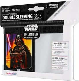 Gamegenic Star Wars: Unlimited - Double Sleeving Pack Darth Vader, 120 Stück