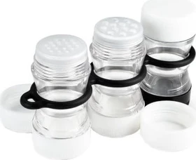 GSI Mini Spice Rack Gewürzbehälter Aufbewahrungsbehälter, 3 Stück